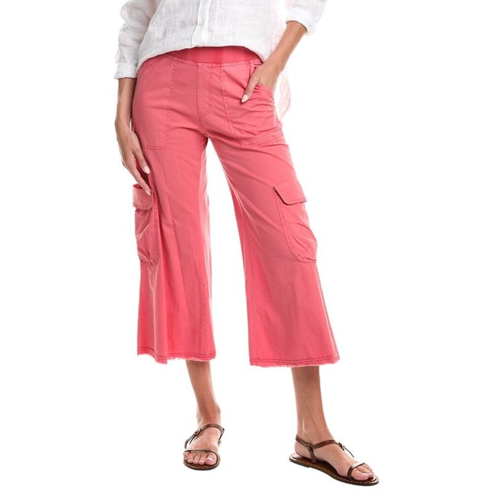 Xcvi Womens Femke Crop Cargo Pant, Pink